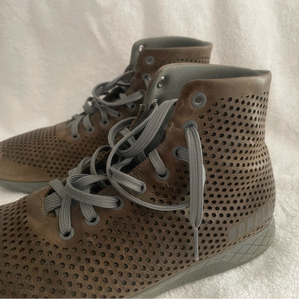 Nobull leather high top trainers